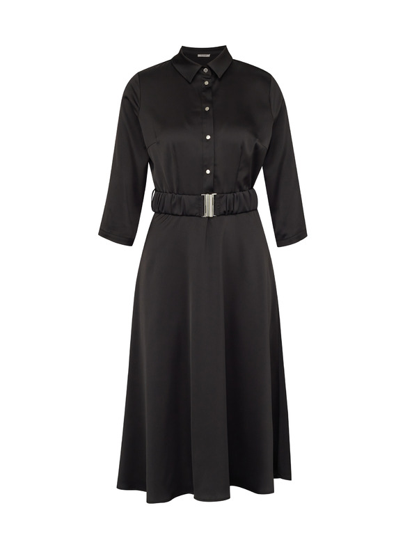 Orsay Černé dámské šaty ke kolenům ORSAY