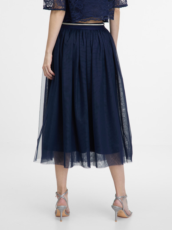 Orsay Modrá dámská sukně ORSAY