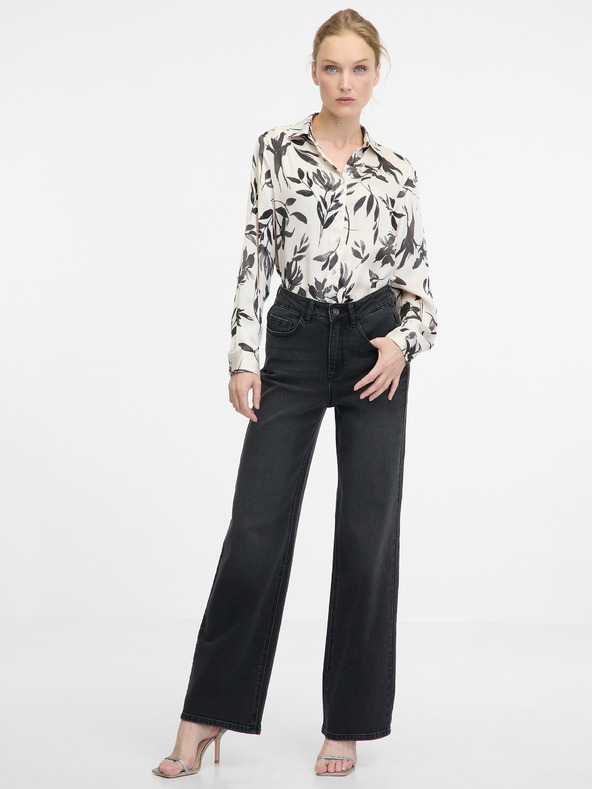 Orsay Šedá dámská košile ORSAY