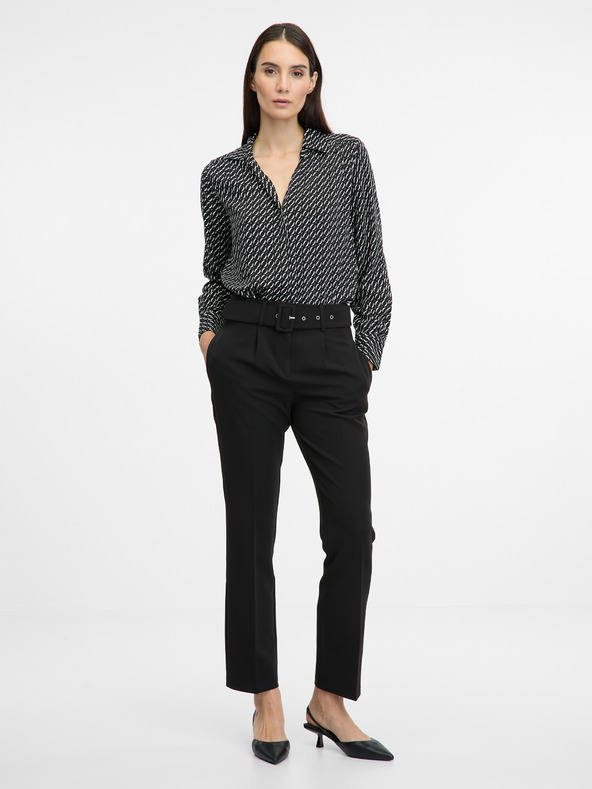 Orsay Tmavě šedá dámská halenka ORSAY