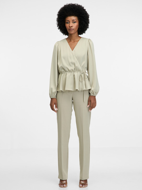 Orsay Khaki dámské kalhoty ORSAY