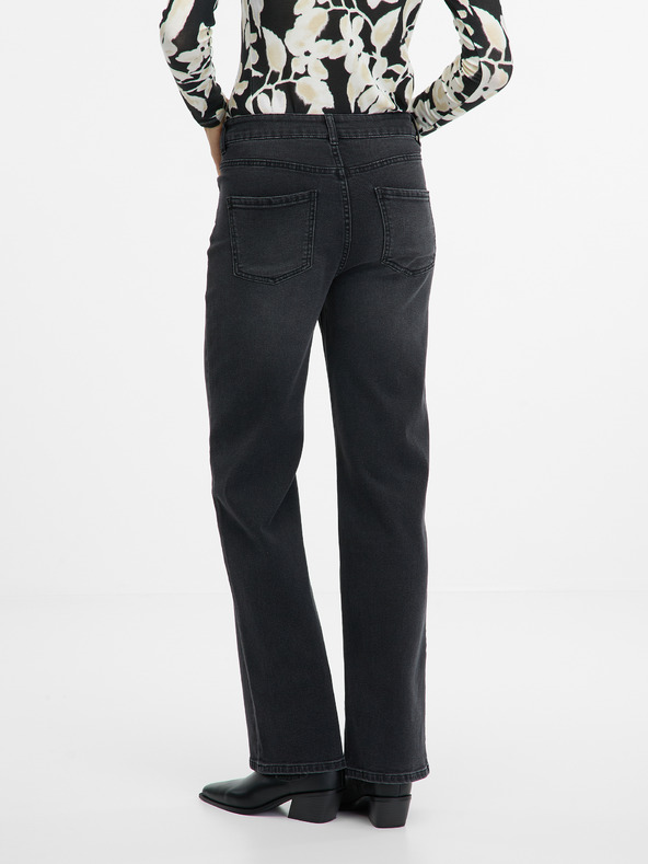 Orsay Černé dámské široké džíny ORSAY