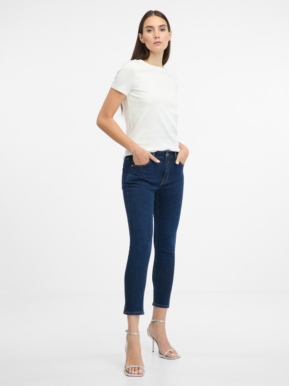 Orsay Modré dámské skinny fit džíny ORSAY