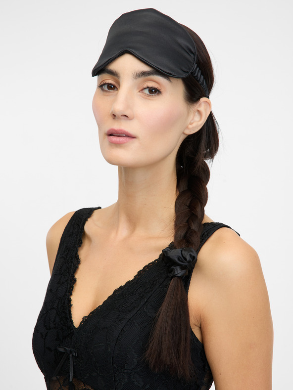 Orsay Černý dámský set doplňků na spaní v dárkové krabičce ORSAY