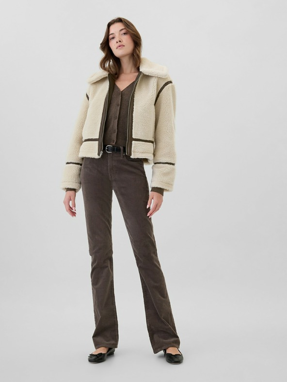 GAP Zkrácená sherpa bunda GAP