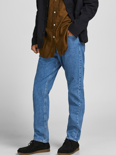 Jack & Jones Modré pánské relaxed fit džíny Jack & Jones Chris