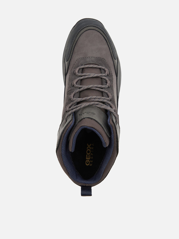 Geox Šedá pánská kontíková obuv Geox Terrestre B Abx