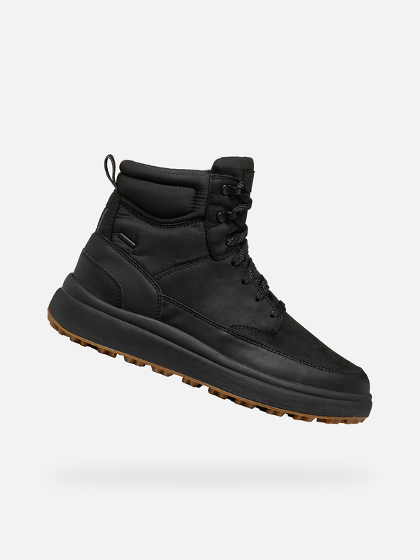 Geox Černá pánská kotníková obuv Geox Granito + Grip A