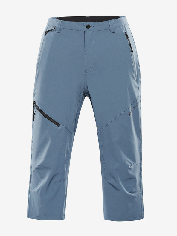 ALPINE PRO Pánské softshellové capri ALPINE PRO WEDER blue mirage