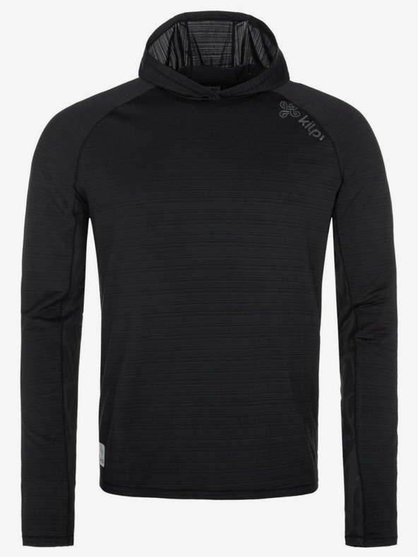 Kilpi Černá pánská lehká technická mikina Kilpi AILEEN-M