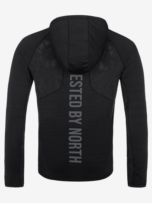 Kilpi Černá pánská lehká technická mikina Kilpi AILEEN-M