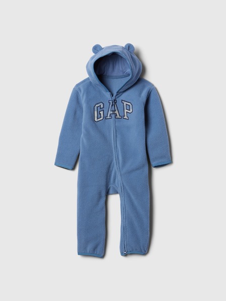 GAP Baby fleecový overal s logem GAP
