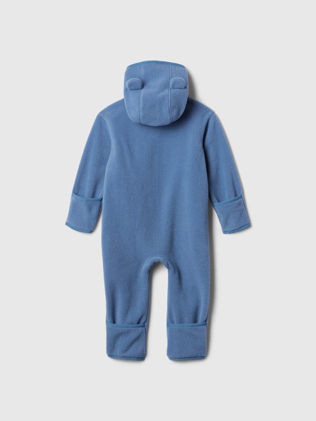 GAP Baby fleecový overal s logem GAP