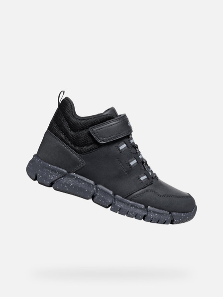 Geox Černá chlapecká kotníková obuv Geox Flexyper  B Abx