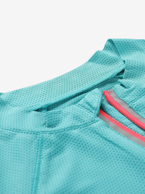 ALPINE PRO Zelené klučičí rychleschnoucí cyklo triko Alpine Pro LATTERO