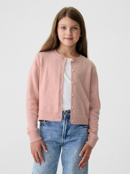 GAP Dětský crop kardigan CashSoft GAP