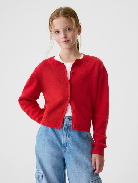 GAP Dětský crop kardigan CashSoft GAP