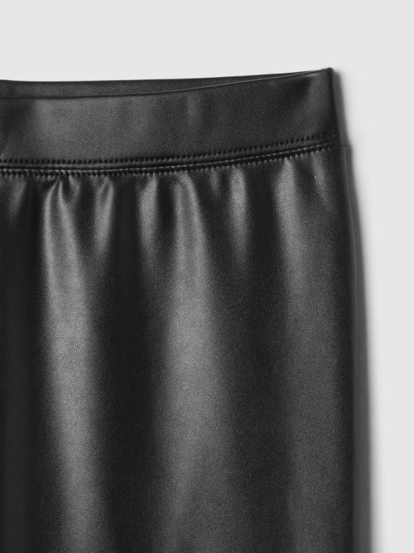 GAP Dětské koženkové legíny GAP