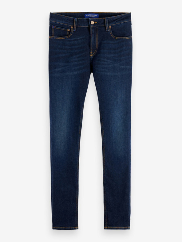 Scotch & Soda Modré pánské skinny fit džíny Scotch & Soda