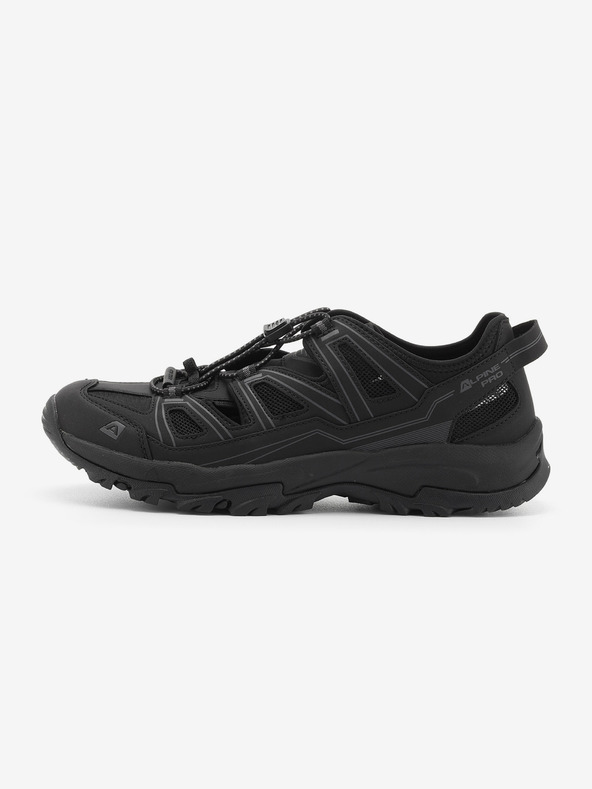 ALPINE PRO Letní outdoorové sandály s air flow ALPINE PRO NUBRE black