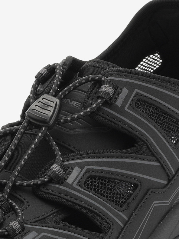ALPINE PRO Letní outdoorové sandály s air flow ALPINE PRO NUBRE black