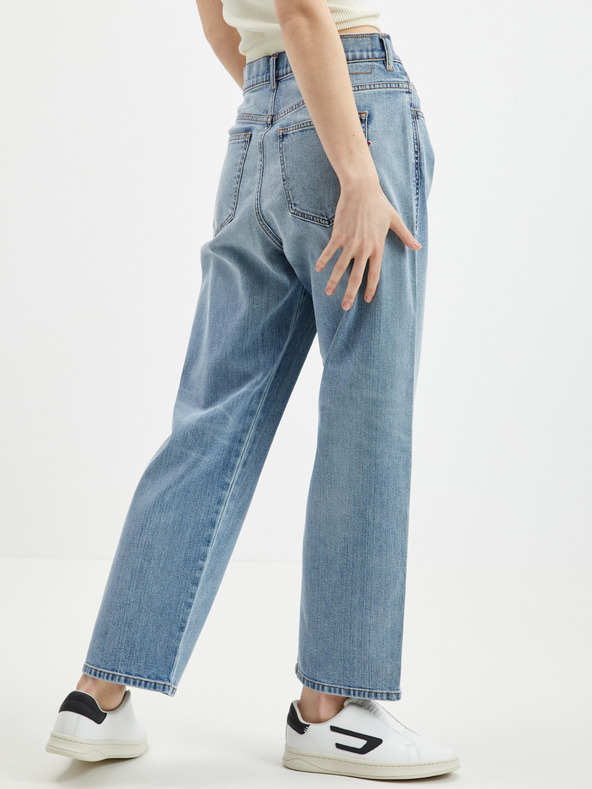 Diesel Světle modré dámské boyfriend džíny Diesel