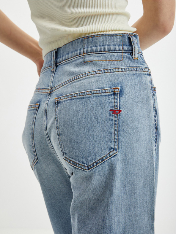 Diesel Světle modré dámské boyfriend džíny Diesel