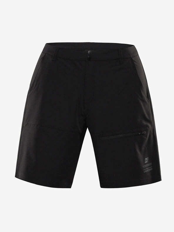 ALPINE PRO Pánské softshellové kraťasy ALPINE PRO BAK black