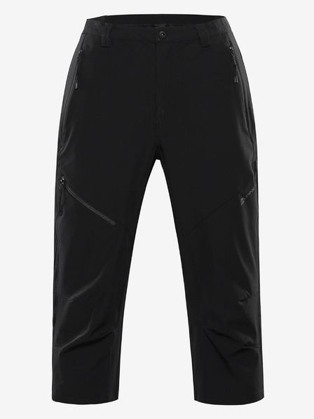 ALPINE PRO Pánské softshellové capri ALPINE PRO WEDER black