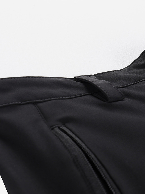 ALPINE PRO Pánské softshellové capri ALPINE PRO WEDER black