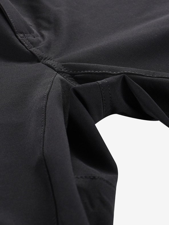 ALPINE PRO Pánské softshellové capri ALPINE PRO WEDER black