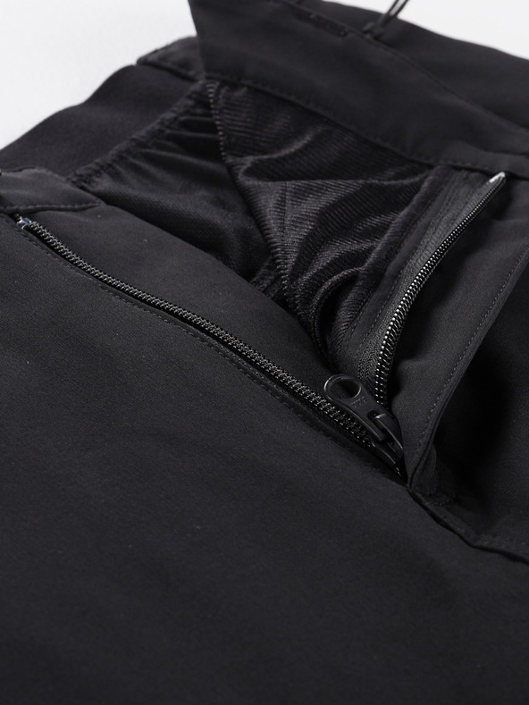 ALPINE PRO Pánské softshellové capri ALPINE PRO WEDER black