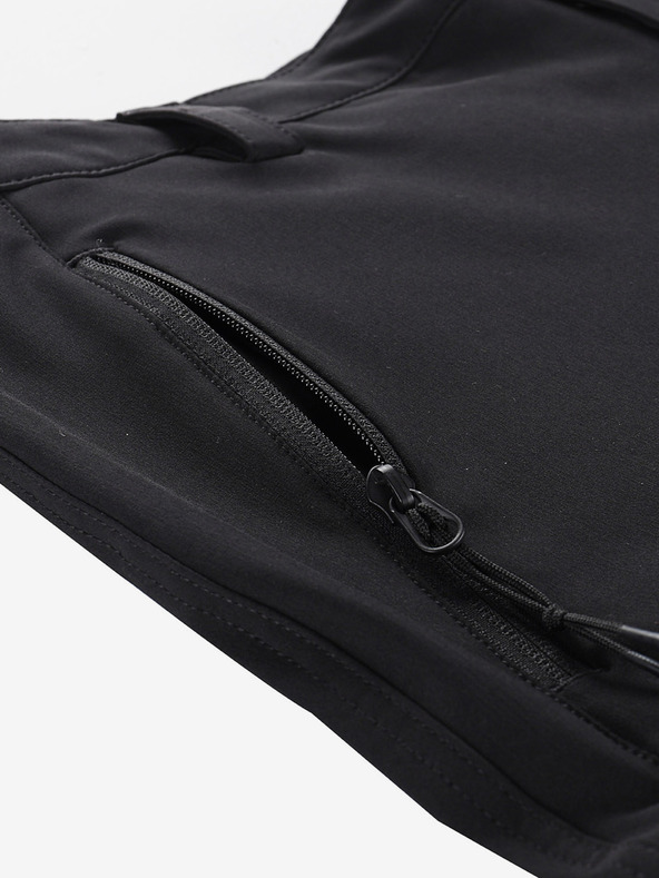 ALPINE PRO Pánské softshellové capri ALPINE PRO WEDER black
