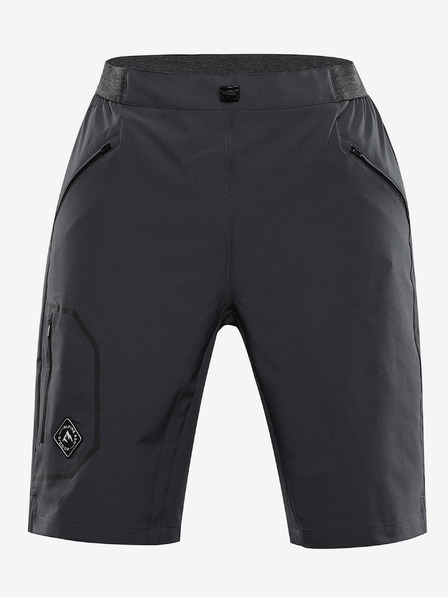 ALPINE PRO Pánské outdoorové kraťasy ALPINE PRO ZAMB dk.true gray