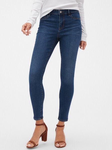 GAP Džíny Mid Rise Favorite Ankle Jeggings GAP