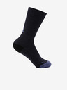 ALPINE PRO Modro-černé unisex ponožky z Merino vlny ALPINE PRO PHALTE