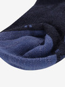 ALPINE PRO Modro-černé unisex ponožky z Merino vlny ALPINE PRO PHALTE