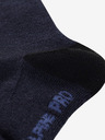 ALPINE PRO Modro-černé unisex ponožky z Merino vlny ALPINE PRO PHALTE