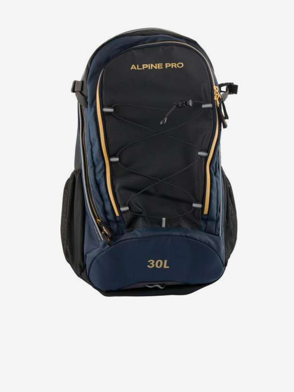 ALPINE PRO Černo-modrý unisex outdoorový batoh 30l ALPINE PRO GORME