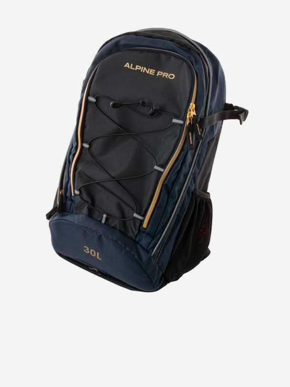 ALPINE PRO Černo-modrý unisex outdoorový batoh 30l ALPINE PRO GORME