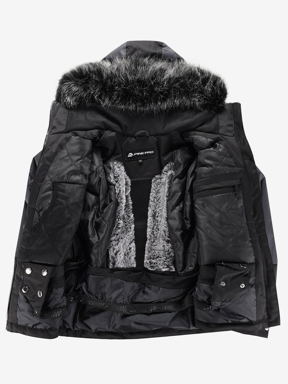 ALPINE PRO Černá dámská lyžařská bunda s membránou PTX ALPINE PRO Olada