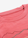 ALPINE PRO Dámske triko z merino vlny ALPINE PRO WOOLENA 2 calypso coral