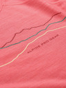 ALPINE PRO Dámske triko z merino vlny ALPINE PRO WOOLENA 2 calypso coral