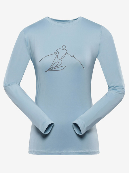 ALPINE PRO Dámské rychleschnoucí triko ALPINE PRO LOUSA aquamarine varianta pa