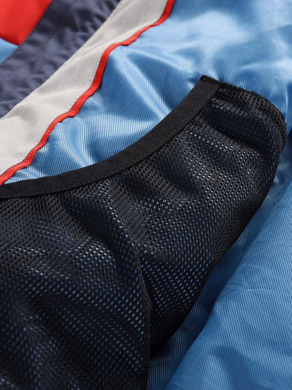 ALPINE PRO Pánská péřová lyžařská bunda s membránou ptx ALPINE PRO FEEDR mood indigo