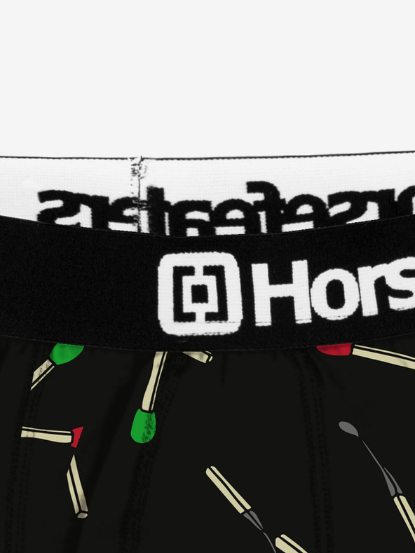 Horsefeathers Boxerky Sidney Horsefeathers - černá