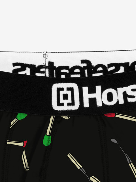 Horsefeathers Boxerky Sidney Horsefeathers - černá