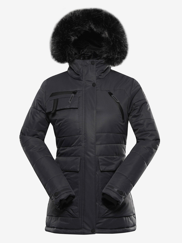 ALPINE PRO Dámská bunda s membránou ptx ALPINE PRO WERDA dk.true gray