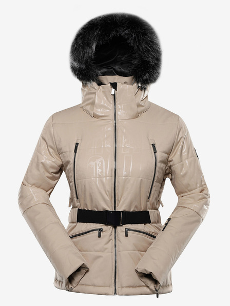 ALPINE PRO Dámská lyžařská bunda s membránou ptx snow ALPINE PRO DAMA white pepper