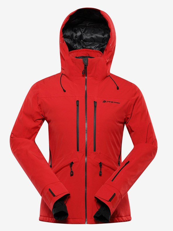 ALPINE PRO Dámská lyžařská bunda s membránou ptx snow ALPINE PRO REASA olympic red